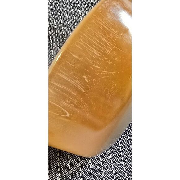 Two Fire-King Peach Luster casserole Model 472 - Picture 5 of 9